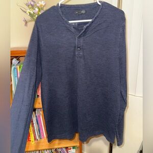 Treasure & Bond Dark Blue Henley Top